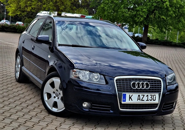 Audi A3 cena 22900 przebieg: 235000, rok produkcji 2008 z Brok małe 742